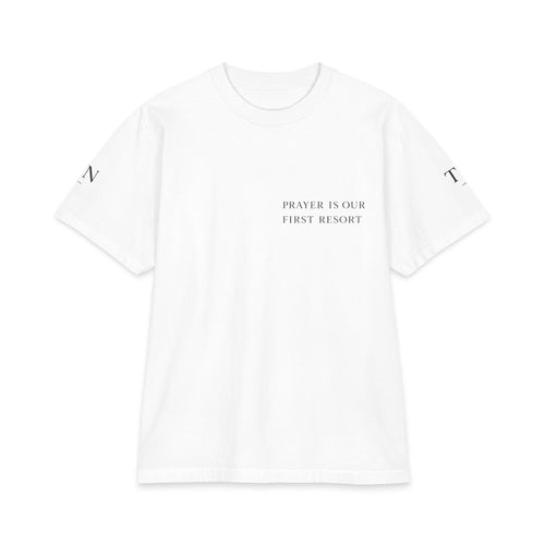 Prayer Is Our First Resort Men's Tee